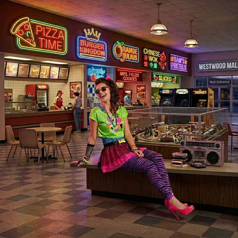 Teen Totally Awesome 1980s Costume