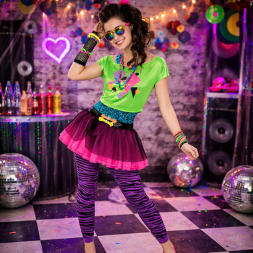 Teen Totally Awesome 1980s Costume