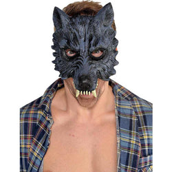 Adult Werewolf Eva Half Mask