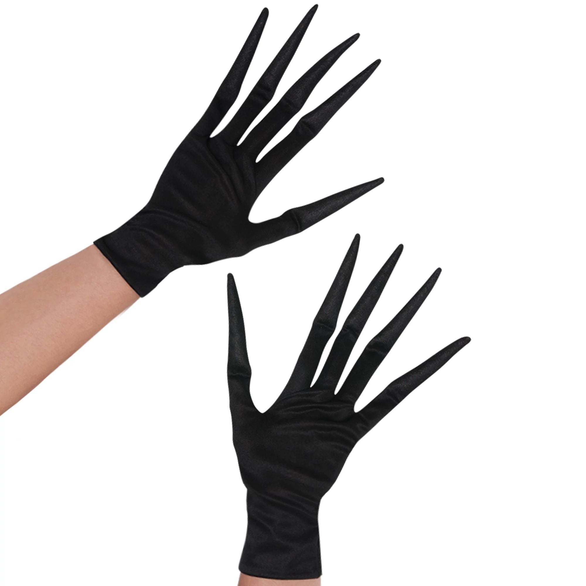 Child Long Pointy Witch Finger Gloves