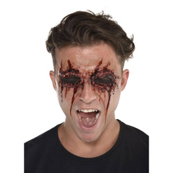 Adult See No Evil Bloody Mesh Eyes Latex Prosthetic