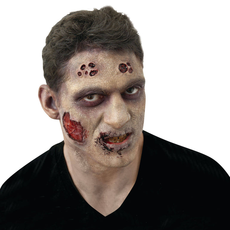 6 Color Zombie Face Makeup Kit Pallete with Brush