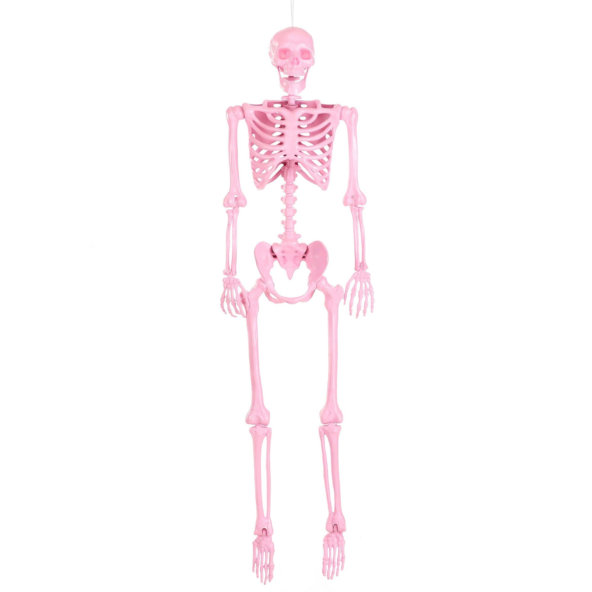 Skeleton in Pink Decoration 16in