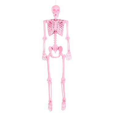 Skeleton in Pink Decoration 16in