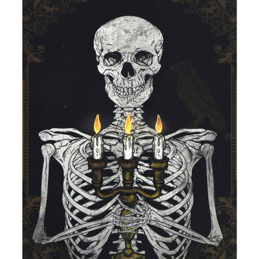 Led Skeleton Canvas Decoration