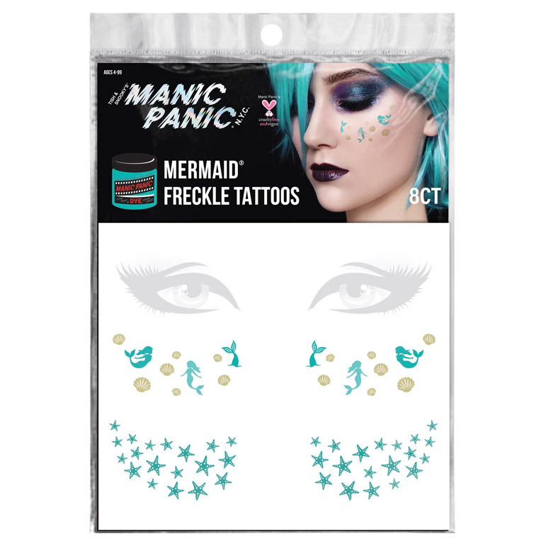 Adult Manic Panic Freckle Face Tattoos