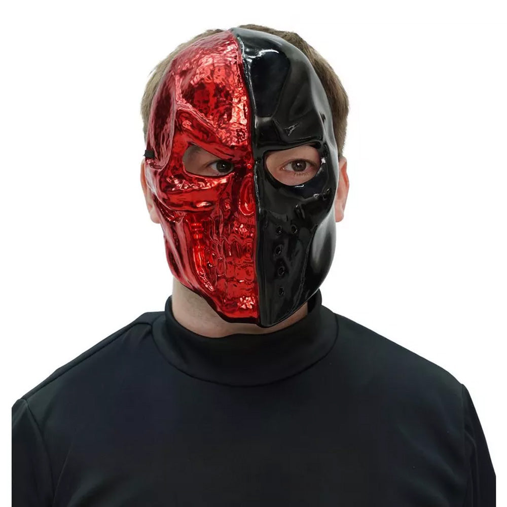 Adult Red & Black Death Sport Mask