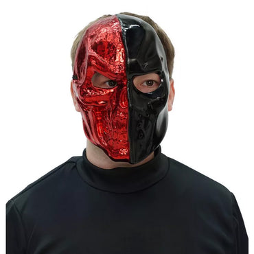 Adult Red & Black Death Sport Mask