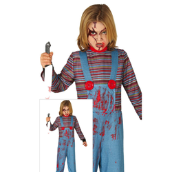 Child Possessed Baby Doll Boy Costume