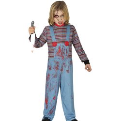 Child Possessed Baby Doll Boy Costume