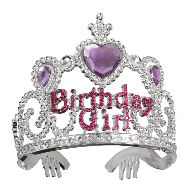 Birthday Girl Tiara with Rhinestones