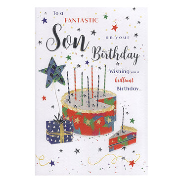 Happy Birthday Son Greeting Card