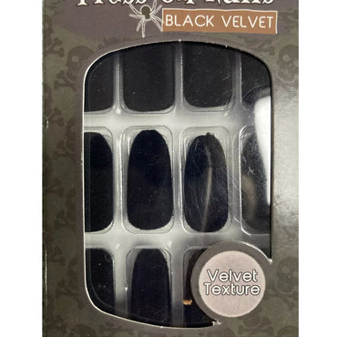 Black Velvet Nails