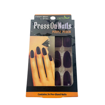 Press On Purple Poison Ardell Nails