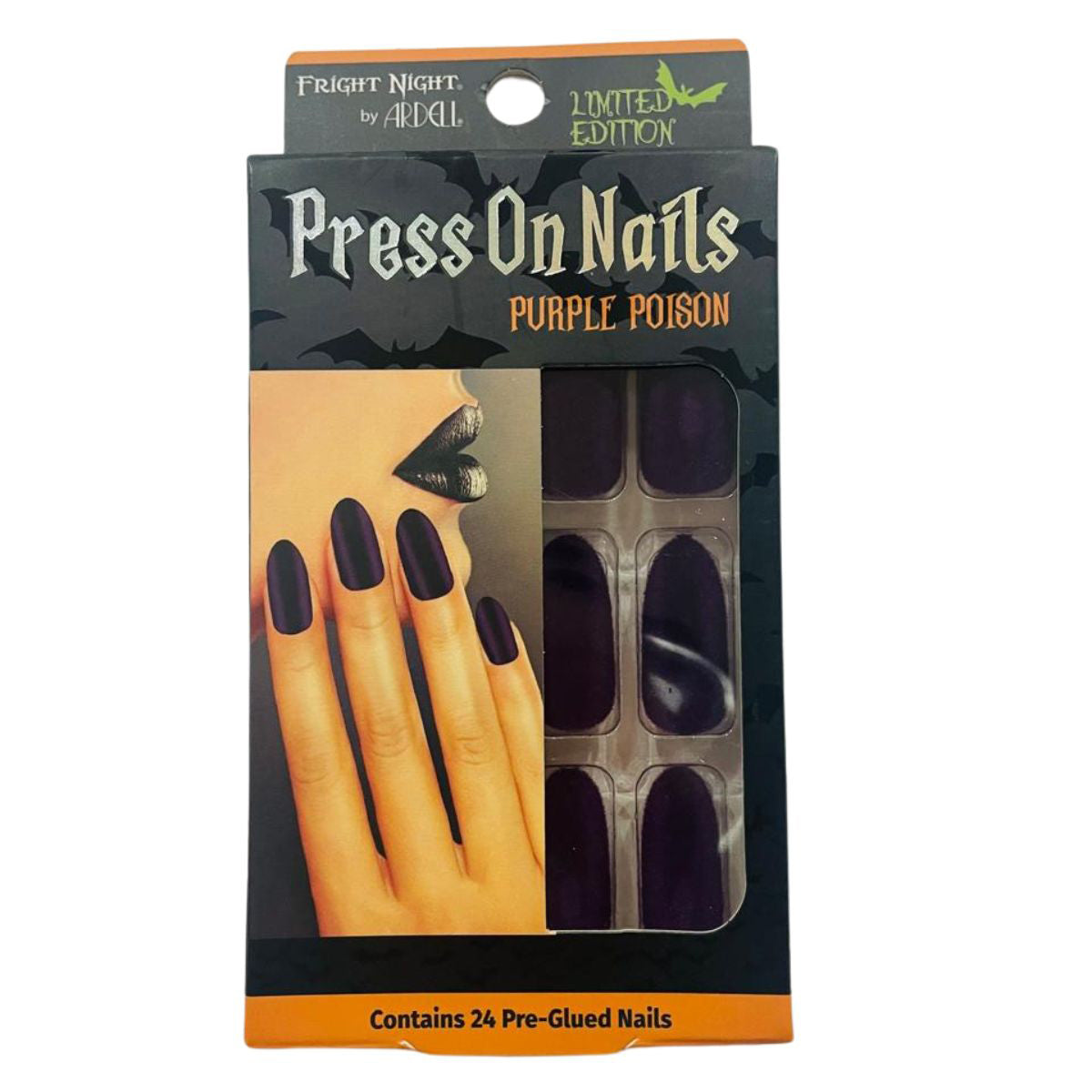 Press On Purple Poison Ardell Nails