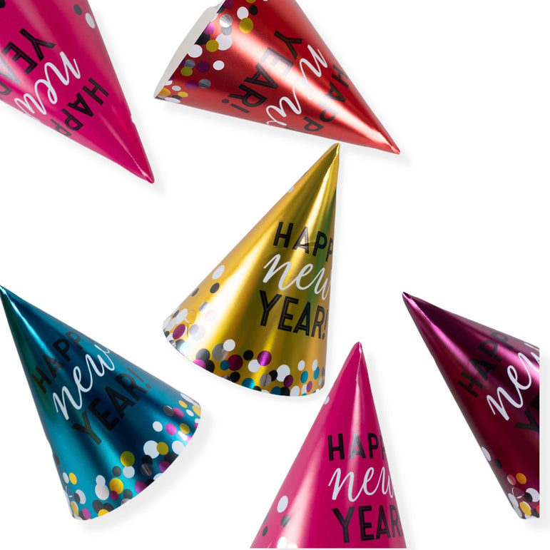 New Years Eve Colorful Confetti Party Kits For 10 People