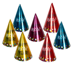 New Years Eve Color Confetti Party Kits For 25 People