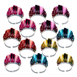 New Years Eve Color Confetti Party Kits For 25 People