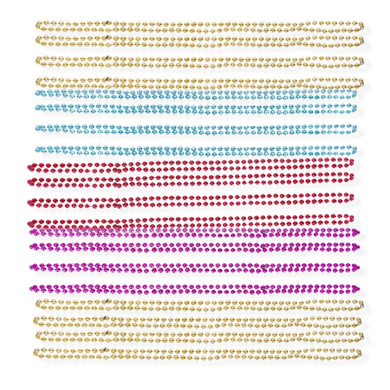 New Years Eve Color Confetti Party Kits For 25 People