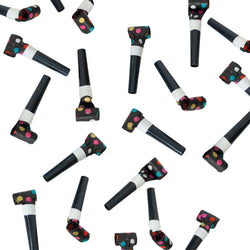 New Years Eve Color Confetti Party Kits For 25 People