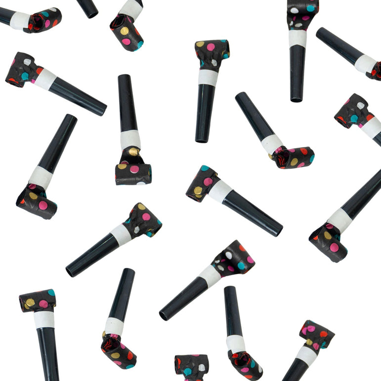 New Years Eve Color Confetti Party Kits For 25 People