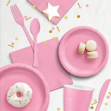 New Pink Boxed Tableware Kit for 20 Guests