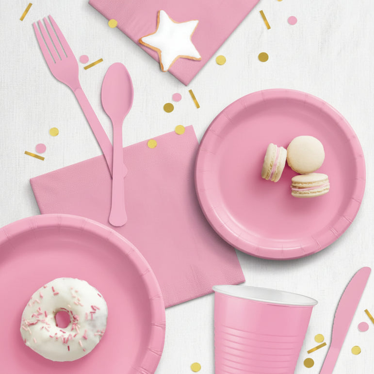 Premium New Pink Tableware Set for 20 Guests