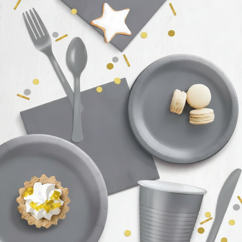 Premium Silver Tableware Set for 20 Guests