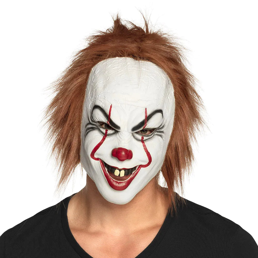 Adult Killer Clown Latex Head Mask