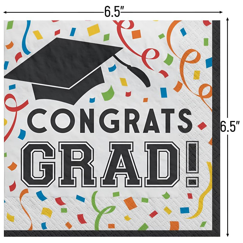 Shop Congrats Grad No More Books Luncheon Napkins 16ct - Party Centre ...