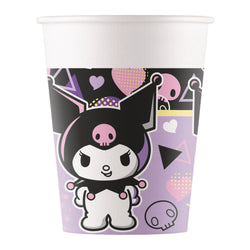 Kuromi Pop Art Paper Cups 6oz – 8pcs