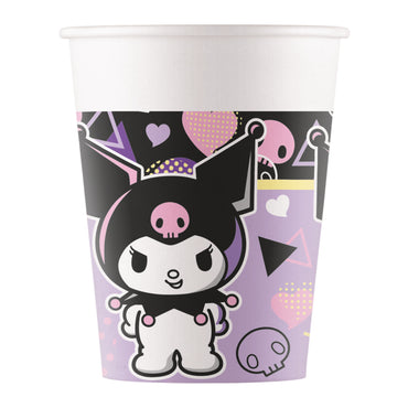 Kuromi Pop Art Paper Cups 6oz – 8pcs