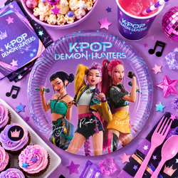 KPop Demon Hunters Paper Plates 7in – 8pcs