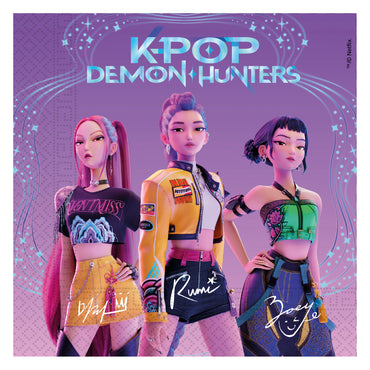 KPop Demon Hunters 2-Ply Paper Napkins 33x33cm – 20pcs