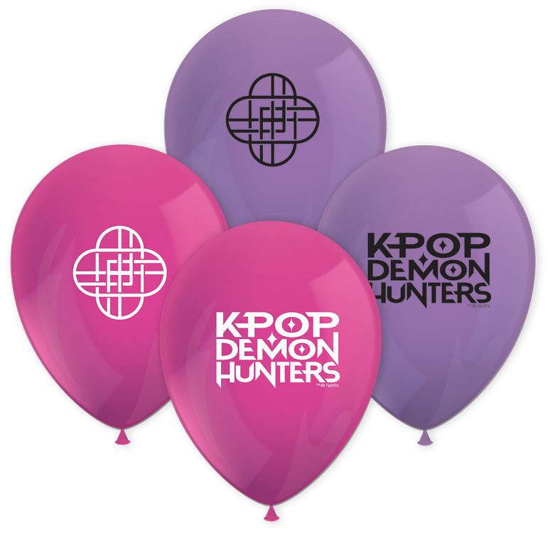KPop Demon Hunters Latex Balloons 11in – 8pcs