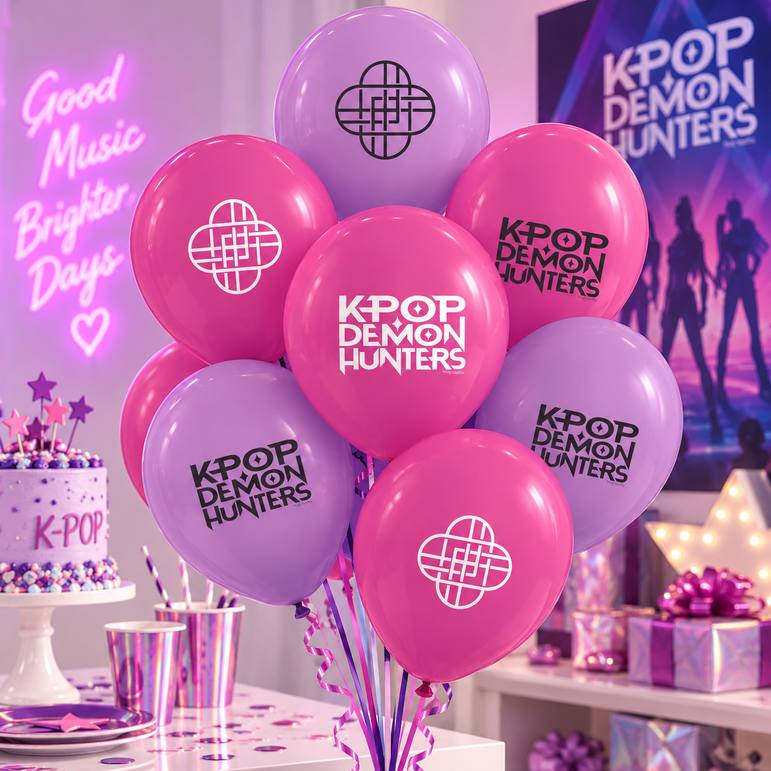 KPop Demon Hunters Latex Balloons 11in – 8pcs