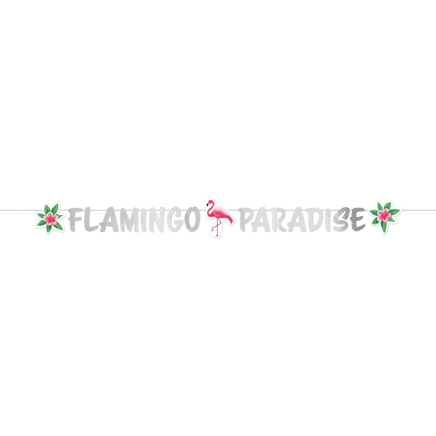 Flamingo Paradise Letter Banner 135cm