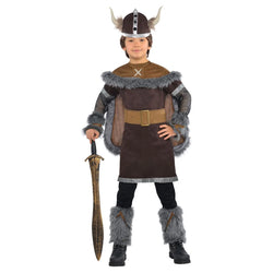 Child Viking Warrior Dress-Up Costume