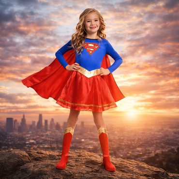 Child Supergirl Classic Costume