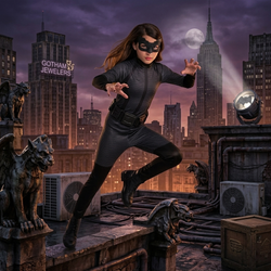 Child Catwoman Girl Costume