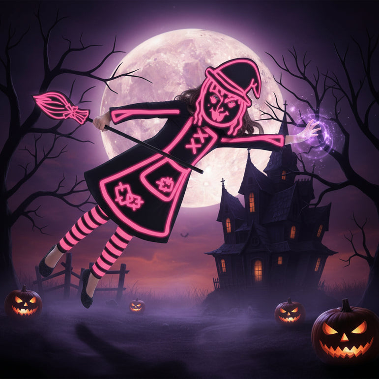 Child Glow in the Dark Witch Stick Costume