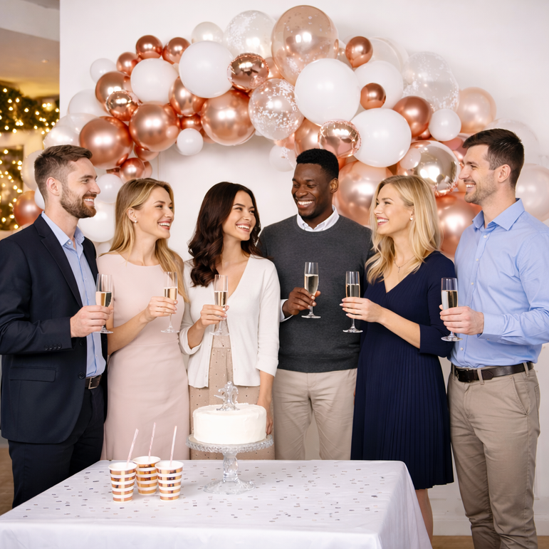 Rose Gold DIY Garland Balloon Kits 66pcs