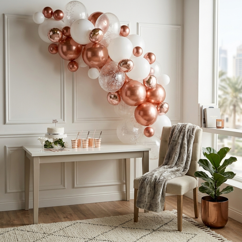 Rose Gold DIY Garland Balloon Kits 66pcs