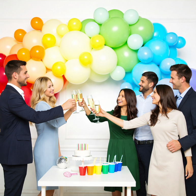 Multicolor DIY Garland Balloon Kits 78pcs