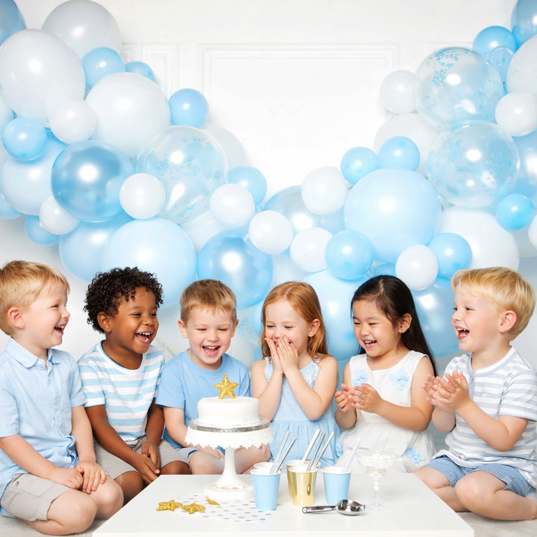 Blue DIY Garland Balloon Kits 70pcs