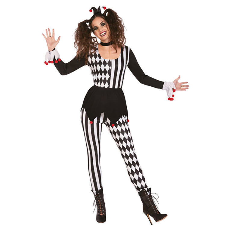 Adult Jester Woman Costume