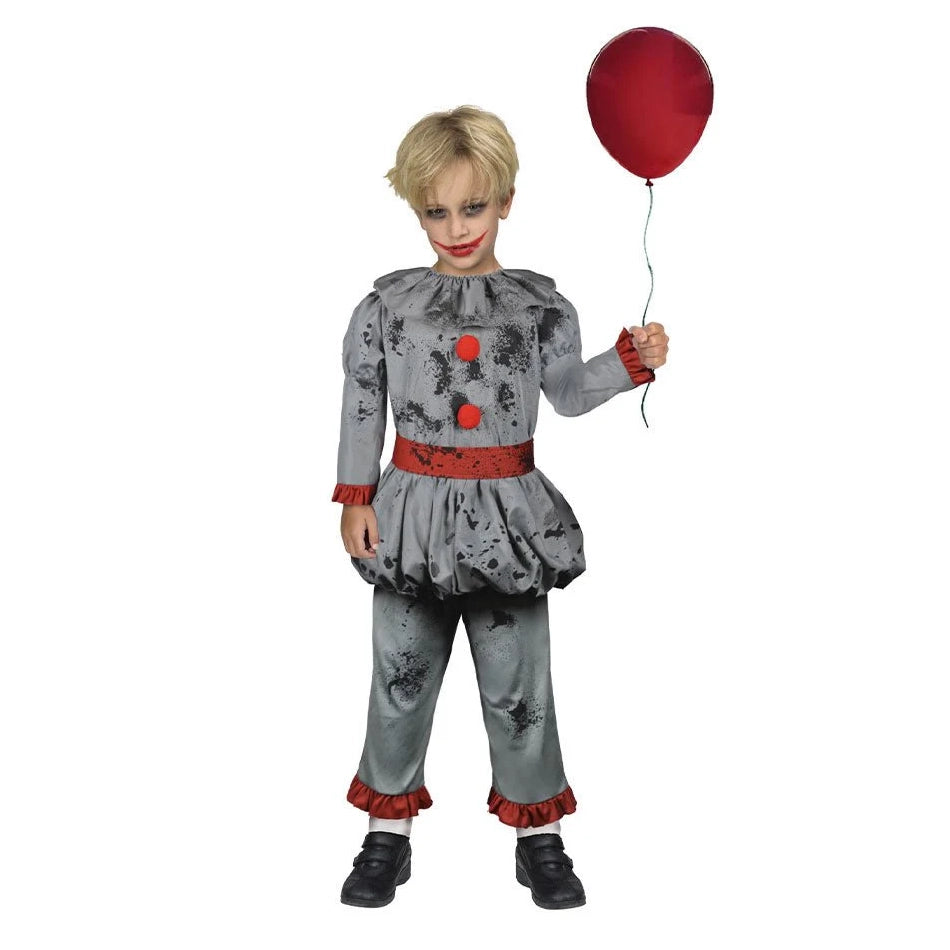 Child Bad Clown Boy Costume