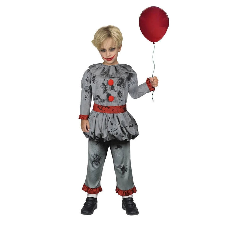 Child Bad Clown Boy Costume