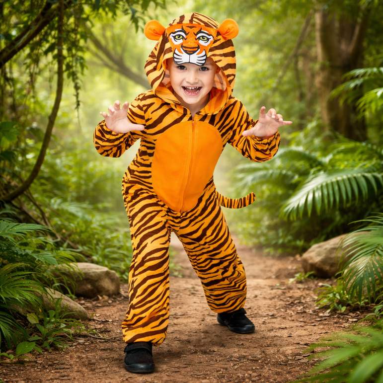 Child Tiger Onesie Costume