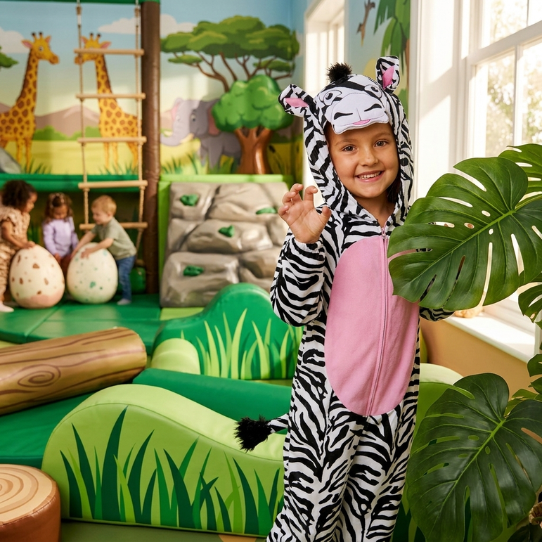 Child Zebra Onesie Costume